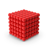Ball Cube Red PNG & PSD Images