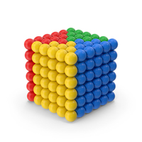 Ball Cube Colored PNG & PSD Images
