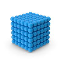 Ball Cube Blue PNG & PSD Images