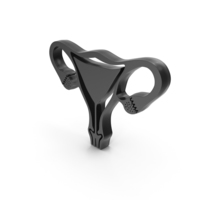 Medical Female Reproductive System Logo Black PNG & PSD Images