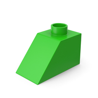 Corner Brick Toy Green PNG & PSD Images