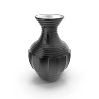 Decorative Vase Pot Black PNG & PSD Images