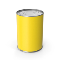 Yellow Tin Can PNG & PSD Images