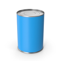 Blue Tin Can PNG & PSD Images