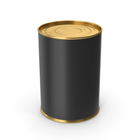 Gold Tin Can PNG & PSD Images