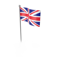 The United Kingdom of Great Britain and Northern Ireland Pin Flag PNG & PSD Images