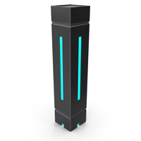 SciFi Pillar Used PNG & PSD Images