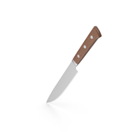 Kitchen Knife Dark Wood PNG & PSD Images