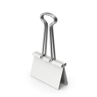 White Binder Clip PNG & PSD Images