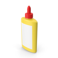 Yellow Glue Bottle PNG & PSD Images