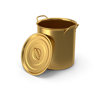 Open Gold Stockpot PNG & PSD Images