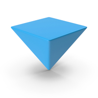 Smooth Pyramid Blue PNG & PSD Images