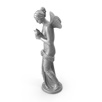 Psyche Statue Metal PNG & PSD Images