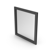 Wall Mirror Black PNG & PSD Images