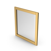 Gold Wall Mirror PNG & PSD Images