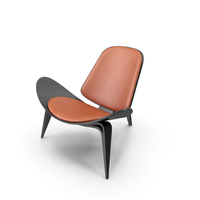 CH07 Shell Chair Black PNG & PSD Images