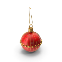 Christmas Ornament Red PNG & PSD Images