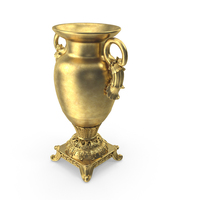 Baroque Golden Vase PNG & PSD Images