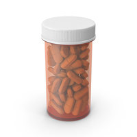 Pill Bottle With Pills PNG & PSD Images