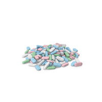 Pile Of Pills Colored PNG & PSD Images