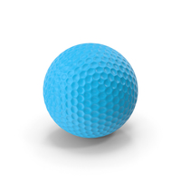 Golf Ball Blue PNG & PSD Images
