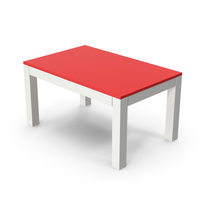 Table Red Red and White PNG & PSD Images