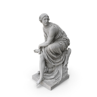 Dying Eurydice Statue PNG & PSD Images