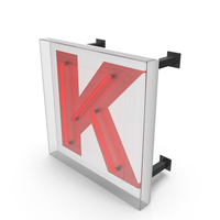 Neon Sign K PNG & PSD Images