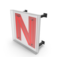 Neon Sign N PNG & PSD Images