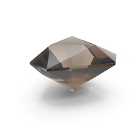Shield Step Cut Smokey Topaz PNG & PSD Images