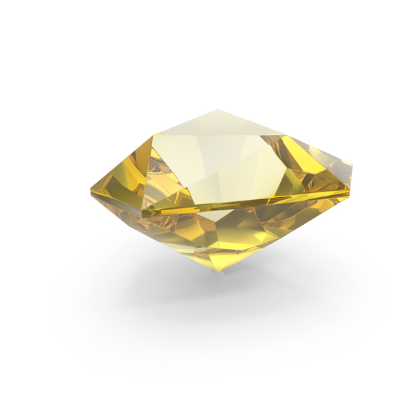 Shield Step Cut Yellow Sapphire PNG & PSD Images