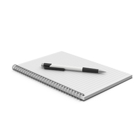 Spiral Notepad With Pen PNG & PSD Images