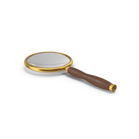 Magnifying Glass Gold PNG & PSD Images