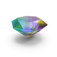 Fire Rose Hexagon Cut Mystic Topaz PNG & PSD Images