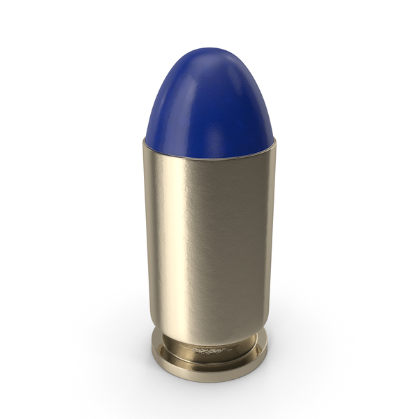 蓝色子弹9mm PNG和PSD图像