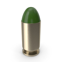 Green Bullet 9mm PNG & PSD Images