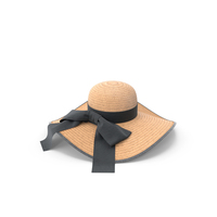 Fashion Woman Straw Hat PNG & PSD Images