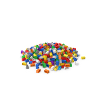 Pile Of 2x1 Brick Toys PNG & PSD Images