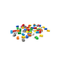Pile Of Brick Toys PNG & PSD Images