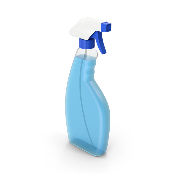Glass Cleaner Blue PNG & PSD Images