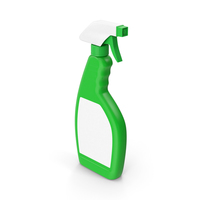 Green Glass Cleaner Bottle PNG & PSD Images