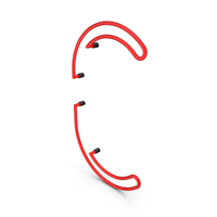 Letter Red Neon C PNG & PSD Images