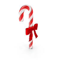 Christmas Candy And Ribbon PNG & PSD Images
