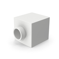 Brick Toy 1x1 White PNG & PSD Images