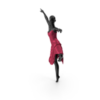 Dance Pose Short Dress PNG & PSD Images