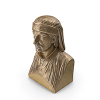 Fibonacci Bronze Bust PNG & PSD Images