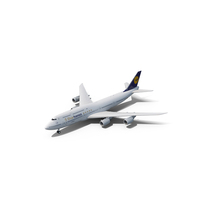 Boeing 747-8 Of Lufthansa Airlines With "5 Star Hansa" Titles PNG & PSD Images