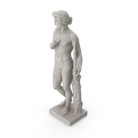 Apollo with Lyre on Base PNG & PSD Images