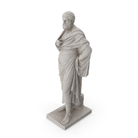 Sophocles Statue on Base PNG & PSD Images