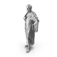 Sophocles Metal Statue PNG & PSD Images